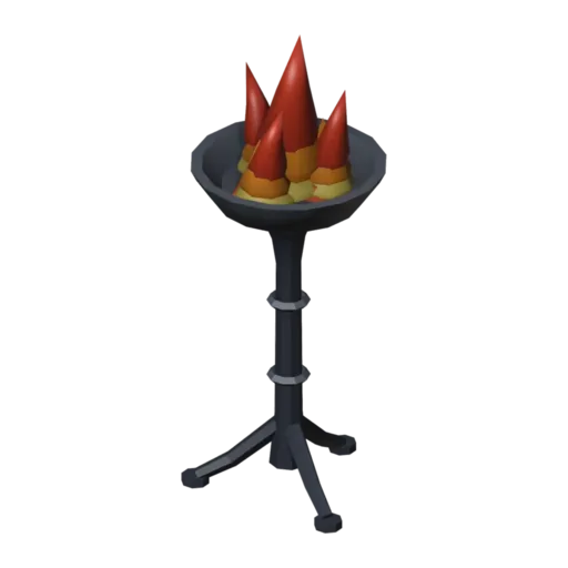 Tall brazier, 3D model