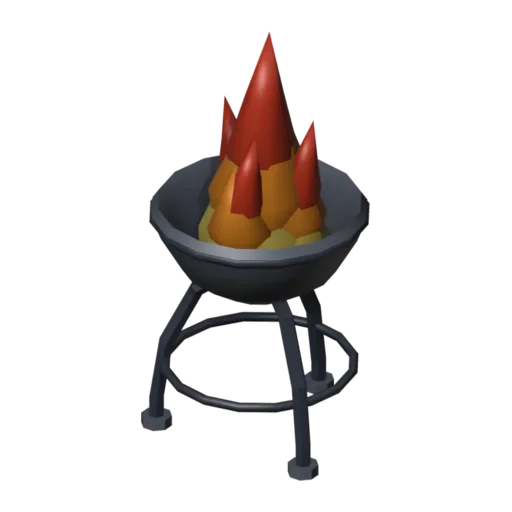 Brazier, 3D model