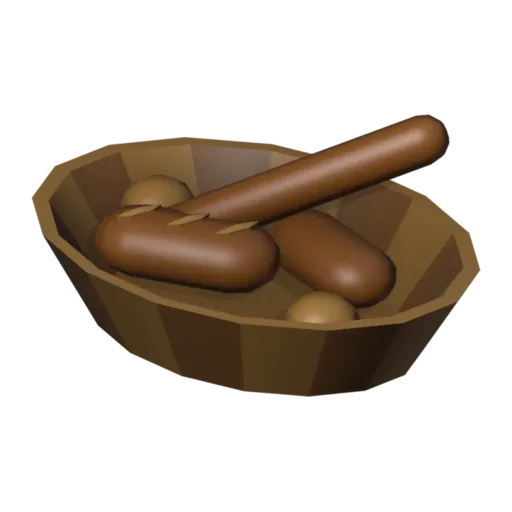 面包篮，3D 模型