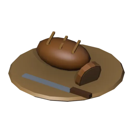 Bread board, 3D model