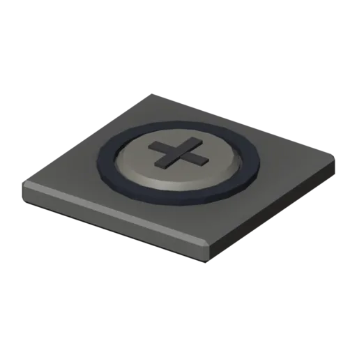 Floor switch, 3D model