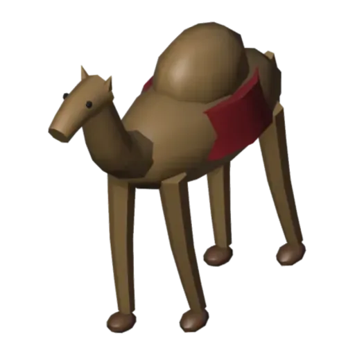 Camel, 3D model