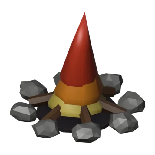 Campfire, 3D model