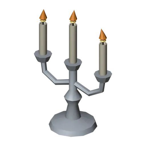 Candelabra, 3D model
