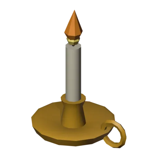 Candelero, modelo 3D