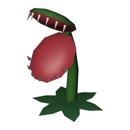 Snapping plant, 3D model