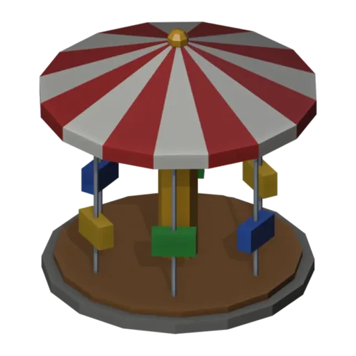 Carousel, 3D model