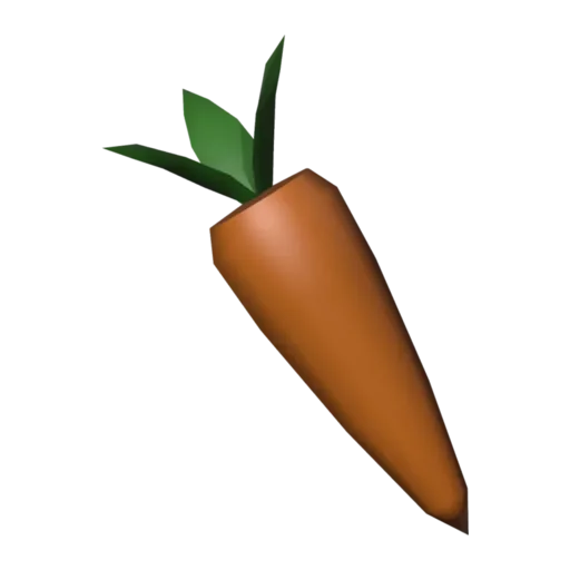 Carrot, 3D model