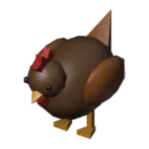 Huhn, 3D-Modell