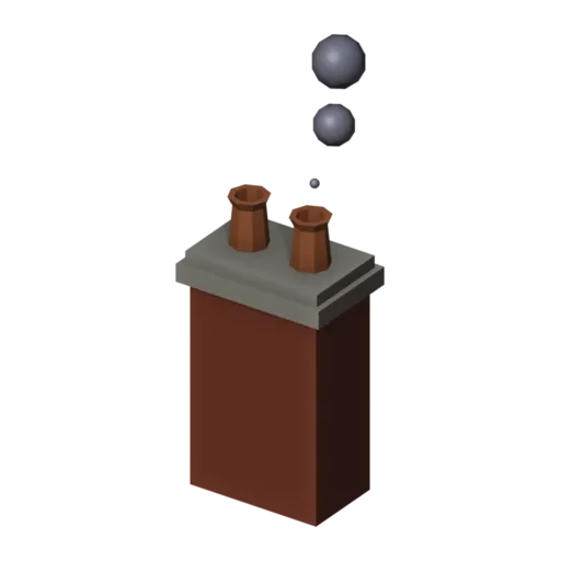 Chimney, 3D model
