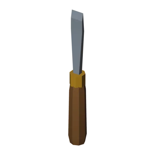 Chisel, 3D model