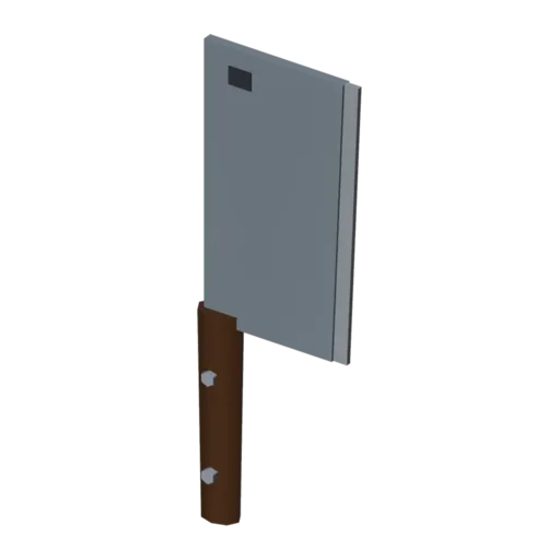 Cleaver, 3D model