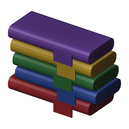 Cloth bolts, 3D model