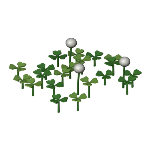 Clover, 3D model