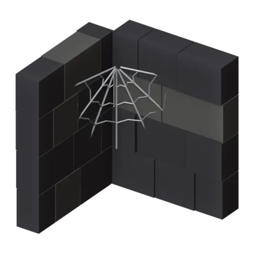 Corner web, 3D model