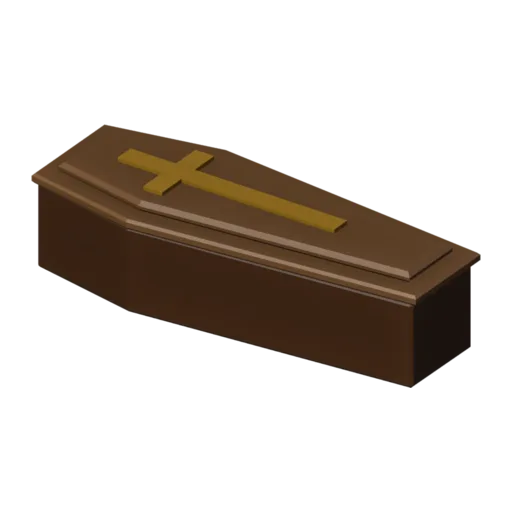 Coffin, 3D model
