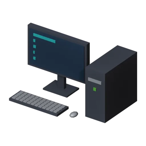 Computer, 3D model