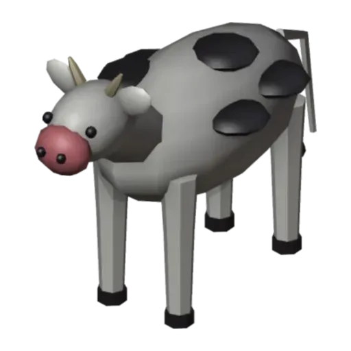 Cow, 3D model