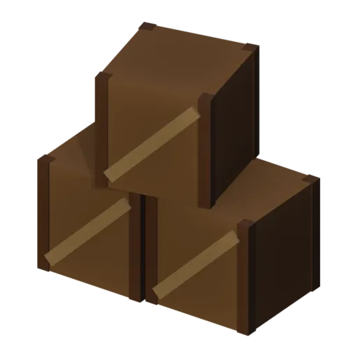 Crate stack, 3D model