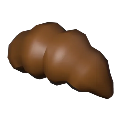 Croissant, 3D model