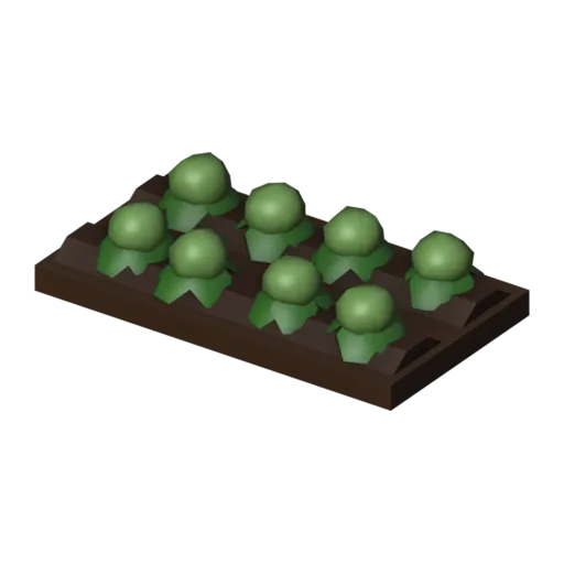 Cabbages, 3D model