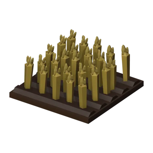 Wheat, 3D model