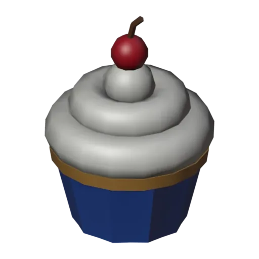 Cupcake, 3D model