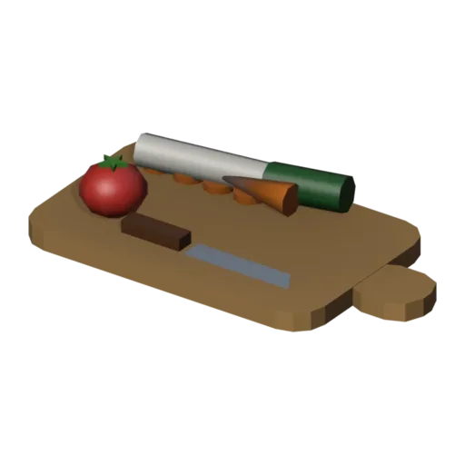 切菜板,3D 模型