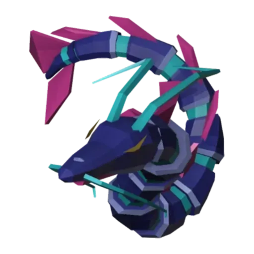Dragón cibernético, modelo 3D