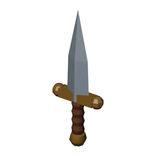 Dagger, 3D model
