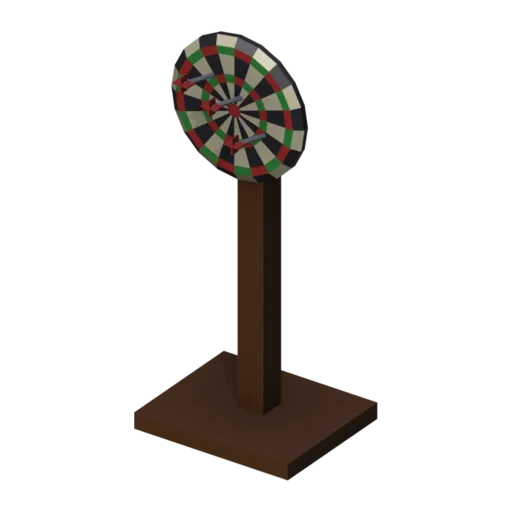 Dartboard, 3D model