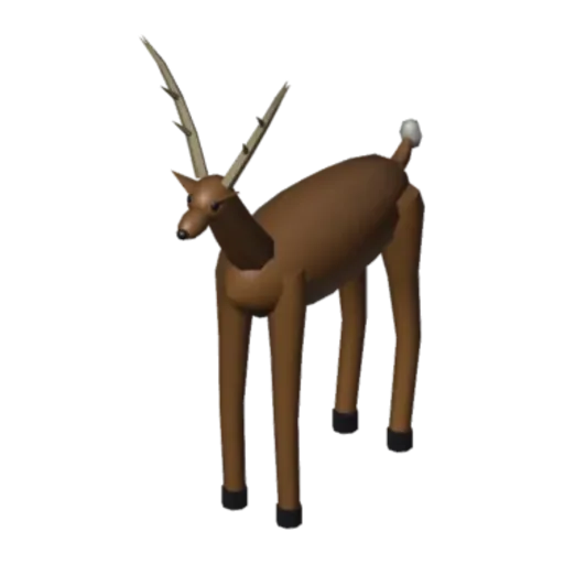 Deer, 3D model