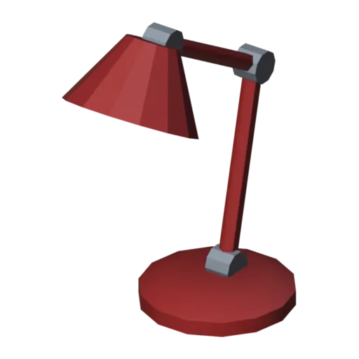 Desk lamp, 3D model