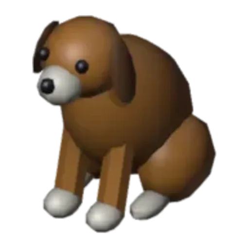 Собака: 3D-модель
