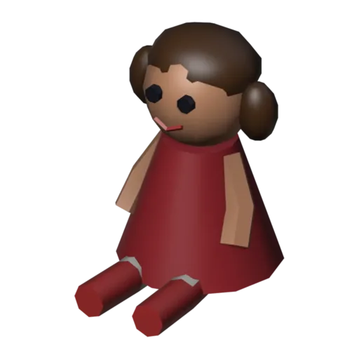 Rag doll, 3D model