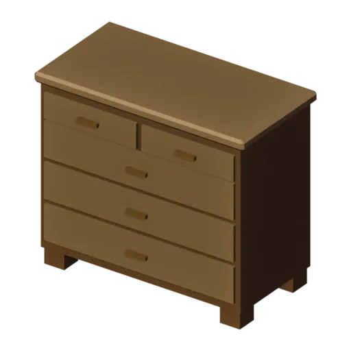 Chest of drawers, 3D model