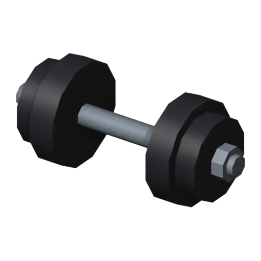 Dumbbell, 3D model