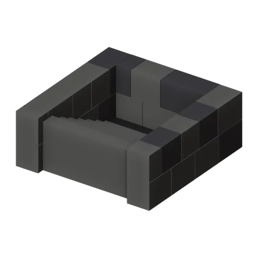 Dungeon stairs, 3D model