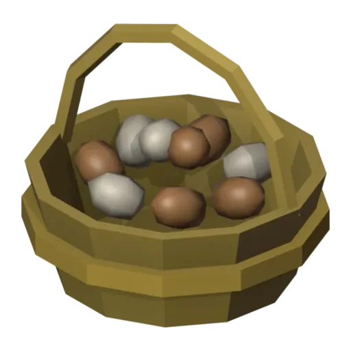 Eggs, 3D model