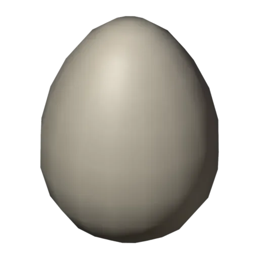 Huevo, modelo 3D
