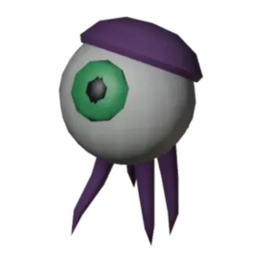 Floating eye, 3D model