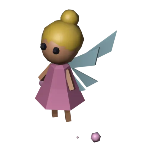 Fairy, 3D model
