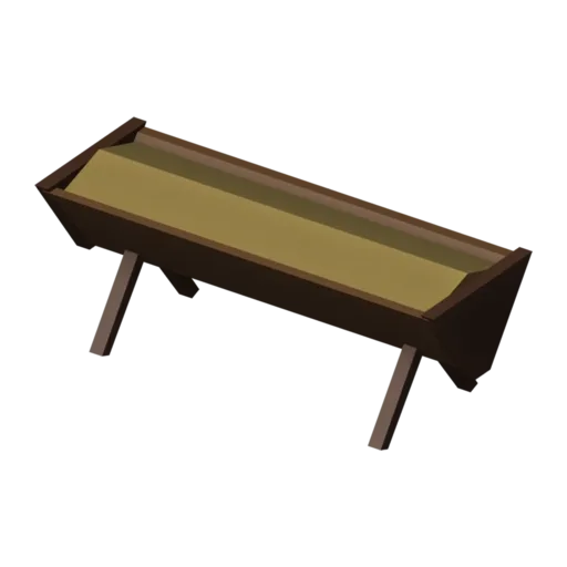 여물통, 3D 모델
