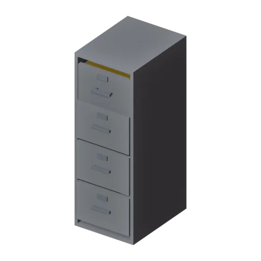 Archivador, modelo 3D