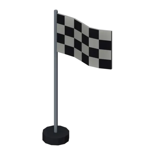 Finish line, 3D model