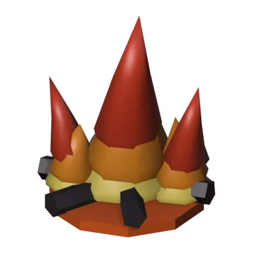 Small fire, 3D model