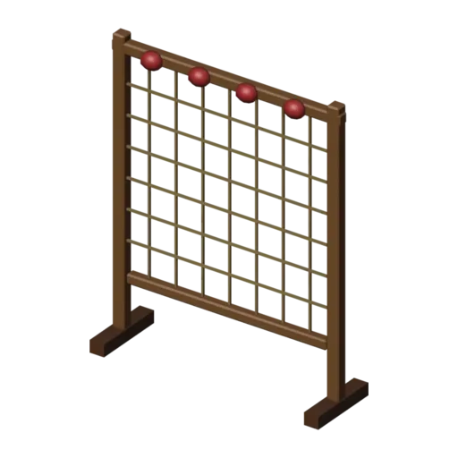 渔网，3D 模型