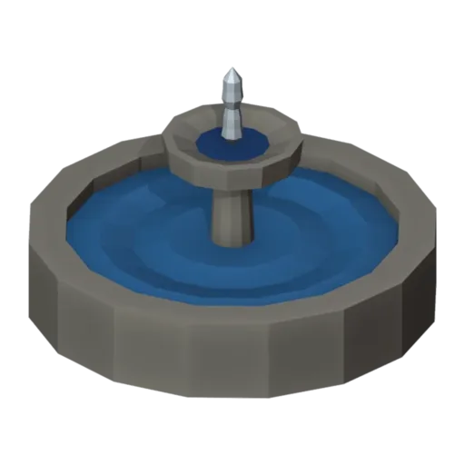 Small fountain, 3D model