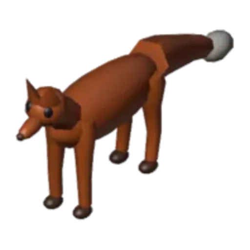 Fox, 3D model