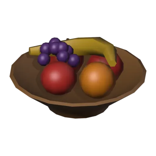 Fruit bowl, 3D model